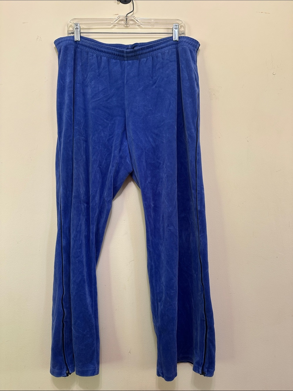 Tommy Hilfiger Purple Velour Sweatpants